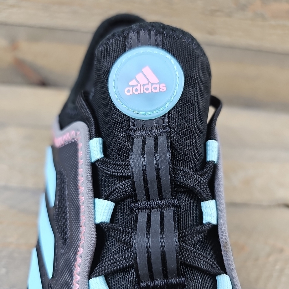 adidas Web Boost Men's Running Sportswear Shoes Carbon/Black/ Bliss Blue - Picture 9 of 12